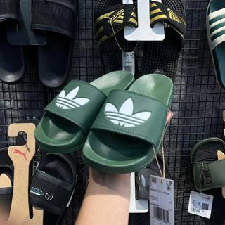 Dép Quai Ngang Chính Hãng Adidas Adilette Lite Slides Xanh Lá Shop Xám Store