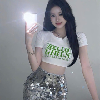 ÁO CROPTOP ÔM TAY NGẮN HELLO GIRL