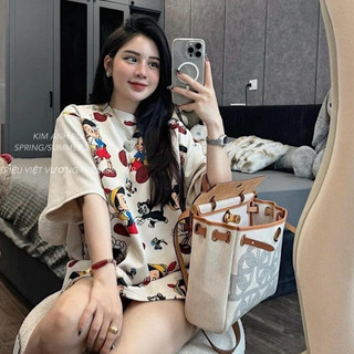 (HÀNG CHUẨN) Áo thun nữ SIÊU CẤP form rộng, Áo phông nữ cổ bo chất khô L1 HOT HIT 0138