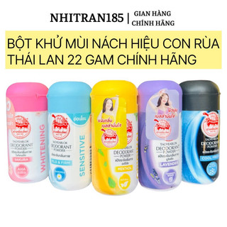 Phấn khử mùi hôi nách hôi chân con rùa Thái lan 22gam chính hãng