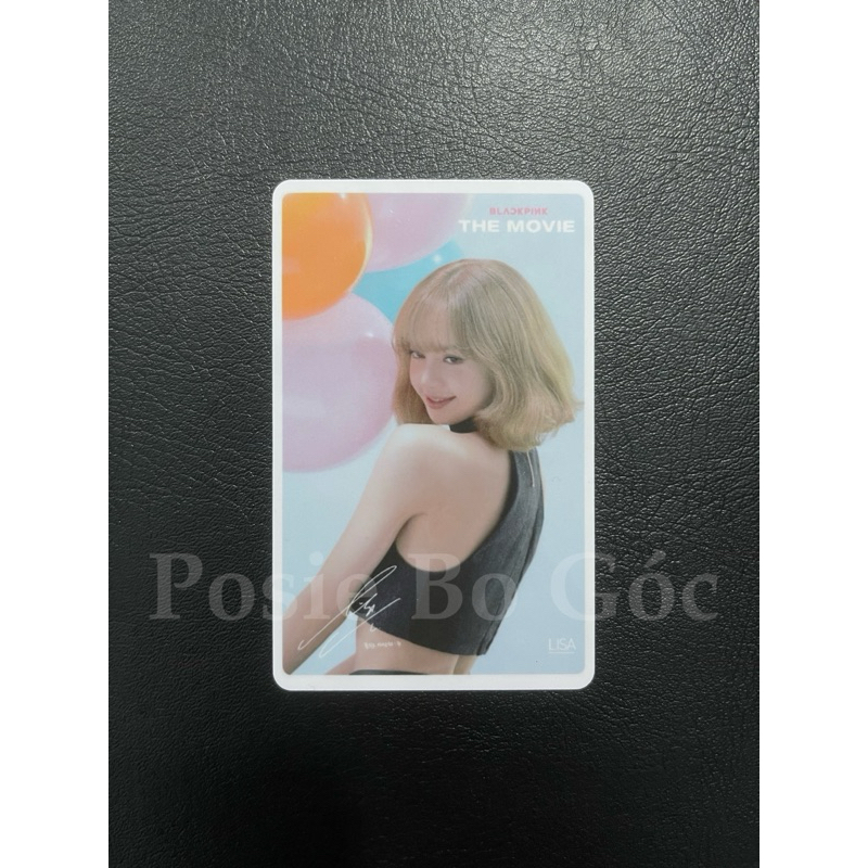 [OFFICIAL BLACKPINK] Card Lisa The Movie chính hãng có sẵn - card bơi