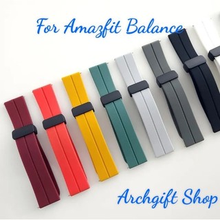  Dây đồng hồ silicon 22mm khoá năm châm dành cho đồng hồ Amazfit Balance
