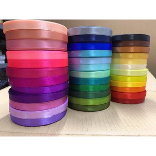 Ruban satin trơn 1cm.