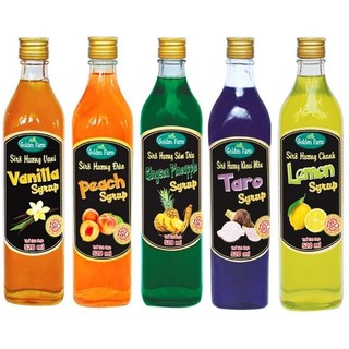 Siro Golden Farm Các Vị Chai Nhựa 100ML