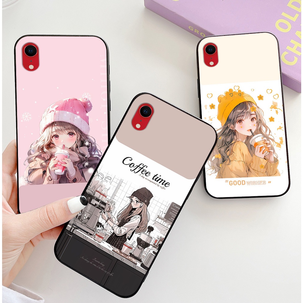 ốp lưng Iphone XR in hình cô gái thời trang cute xinh hot