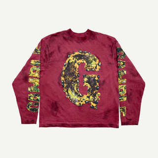 G RUST TEE WINE  / Áo Thun Tay Dài Màu Đỏ  / Oversized Boxy Fit / GAMBLE WORLDWIDE