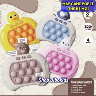 Đồ chơi Pop it điện tử thế hệ mới, máy chơi game pop it giải trí bấm nút có đèn nhạc nhiều level