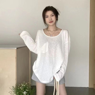 Áo phông giấy dài tay form rộng cá tính