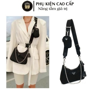 Túi xách cao cấp - Multi Pochette fullbox sang chảnh chất vải chống nước, chống xước.