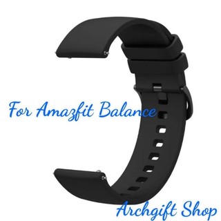  Dây đồng hồ silicon trơn 22mm dành cho đồng hồ Amazfit Balance