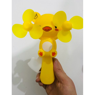 Quạt đôi hình thú cho bé không cần pin (được chọn màu)