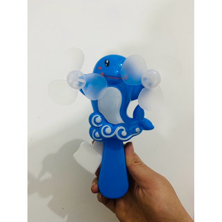 Quạt đôi hình thú cho bé không cần pin (được chọn màu)
