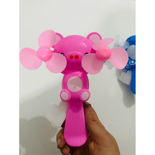 Quạt đôi hình thú cho bé không cần pin (được chọn màu)