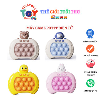 Đồ Chơi Máy Game Pot It Điện Tử VINATOYS Thế Hệ Mới, Bấm Nút Theo Đèn Nhạc Theo Nhiều Level Giải Trí Xả Stress Cho Bé