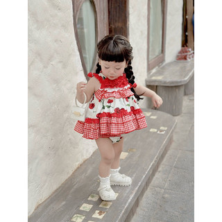 Set TBN Cherry mùa hè thiết kế cho bé