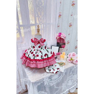 Set TBN Cherry mùa hè thiết kế cho bé