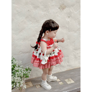 Set TBN Cherry mùa hè thiết kế cho bé