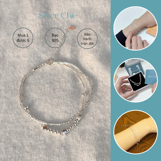  Vòng tay bạc Twinkle Stars SILVER CHIC LT08 bạc 925