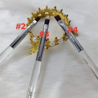 Cọ bản vuông đủ số (số 2, số 3, số 4) thân trong