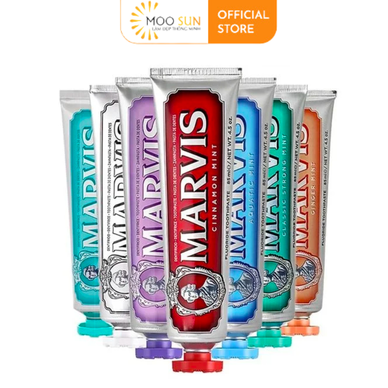 Kem Đánh Răng Marvis Toothpaste Trắng Răng, Giảm Ê Buốt Sạch Răng Thơm Miệng 75ml/85ml