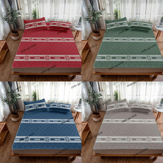 Chiếu điều hoà cao su non cao cấp COCO tặng kèm 2 vỏ gối đầu