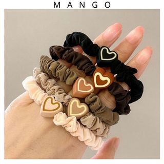 Thun cột tóc nữ dễ thương MANGO phụ kiên buộc tóc hàn quốc