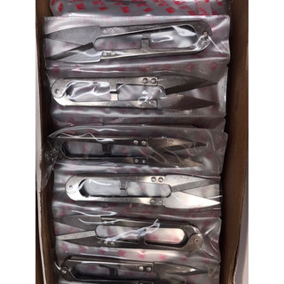 Dây 12 cây kéo bấm chỉ inox có loại lớn và nhỏ , kéo bấm chỉ inox jannjjan