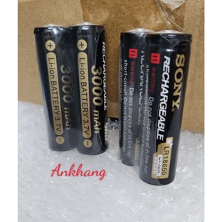 Pin sạc Li-ion Sony 18650 3000mAh đầu lồi 3.7V - Dùng cho quạt sạc, đèn pin, tông đơ, loa, máy khoan
