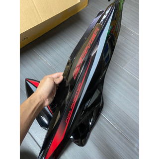 Dàn áo Exciter 150 đen bóng tem Rc đỏ