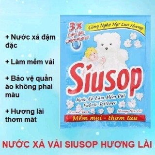 Combo 5 gói nước xả vải hương lài Siusop