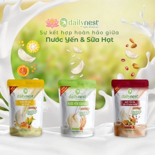 🪷🪷Túi Nước Yến Thật / hạt chia/ sữa gạo Justnest 8% có tinh chất hạt