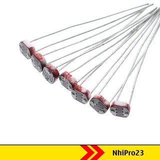 Set 10 Cảm biến ánh sáng quang trở 5mm Light Sensor