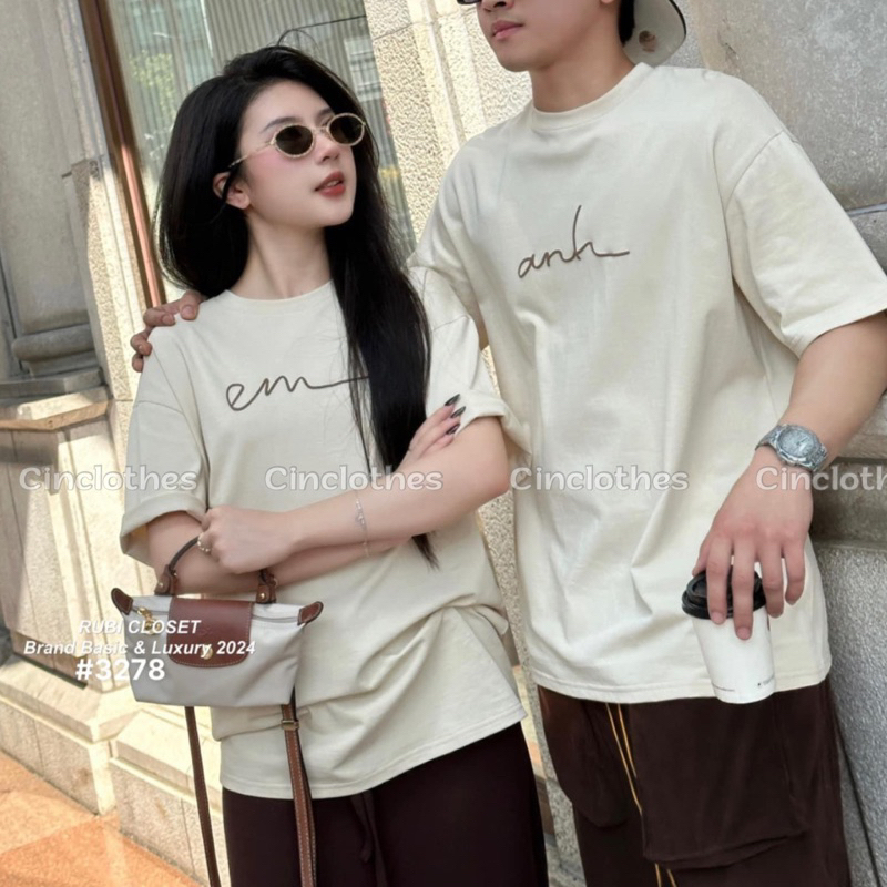 Áo thun cặp đôi nam nữ mặc cùng người yêu phông tay lỡ và áo croptop Nasa GiftSticker [A211]