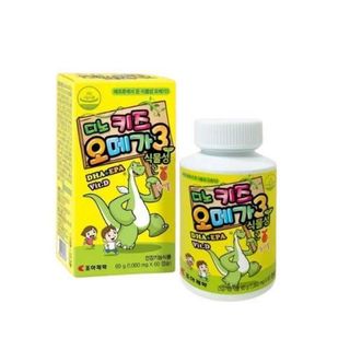  VIÊN NHAI DINO KIDS OMEGA3 DHA+ EPA & VITD - Hộp 60 viên