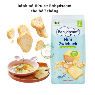 [HÀNG AIR] BÁNH MÌ HỮU CƠ BABYDREAM CHO BÉ 7M - DATE 5.2025