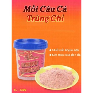 Mồi câu cá ,mồi trùng chỉ 120gr, mồi hộp trùng chỉ