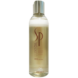 Dầu gội Argan dưỡng chăm sóc tóc hư tổn SP Wella Keratin Luxe Oil Shampoo 200ml