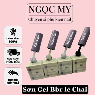 Sơn gel đen, trắng,trắng sữa, trắng ngà burberry chai 15ml