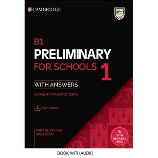 B1 preliminary key for schools 1 for the revised 2020 exam students book with answers