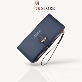 Ví nữ dáng dài cầm tay có dây đeo sang trọng trẻ trung nhiều ngăn, bóp nữ đựng tiền 7K STORE V35