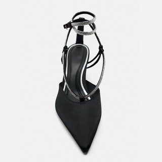 HÀNG CÓ SẴN (Size 40➡️42) _ Giày Gót Nhỏ Đính Đá Big Size