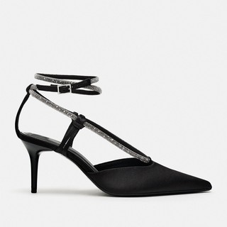 HÀNG CÓ SẴN (Size 40➡️42) _ Giày Gót Nhỏ Đính Đá Big Size