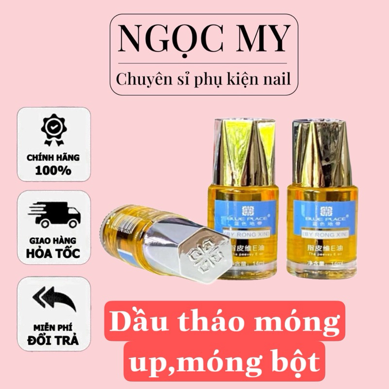Dầu tháo móng up,móng bột +Gel định hình móng nail