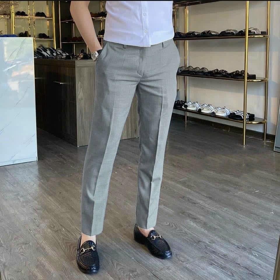 Quần âu nam quần tây Genchoice chất vải mềm mịn ,không nhăn không xù. Form dáng regular fit trẻ trung năng động