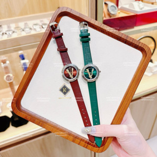   FREESHIP+ bảo hành + ảnh chụp thật  Đồng hồ nữ versace mini dây da 4 màu xinh xinh 