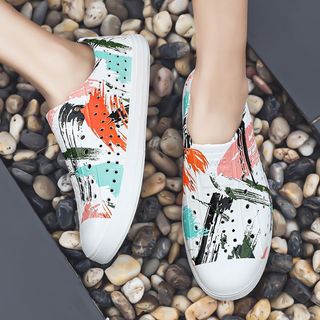 Giày wnc native siêu nhẹ họa tiết oto cho bé trai, gái, giày đi học đi chơi đi mưa đi biển, tặng kèm ticker gắn giày