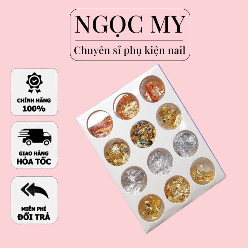 Set Giấy Bạc Làm Nail