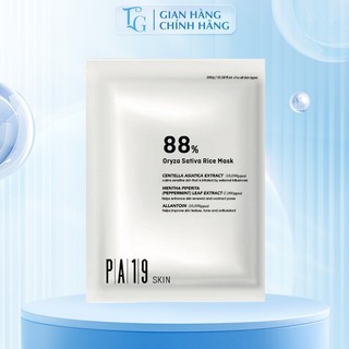 Mặt Nạ Gạo Dưỡng Trắng Và Phục Hồi Da PA19 Skin 88% Hàn Quốc