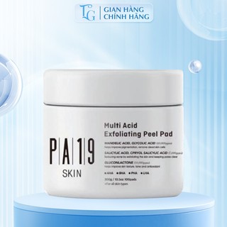 Toner tẩy tế bào chết PA19 Skin Multi Acid Exfoliating Peel Pad dạng miếng (100 miếng)
