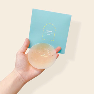 Hộp 2 miếng dán ngực Silicon Bubble Air lỗ thoáng khí chống nước tái sử dụng nhiều lần cao cấp